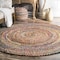 Nuloom Aleen Bohemian Cotton/Jute Area Rug 6ft MGNM05A-606R - alternate 1